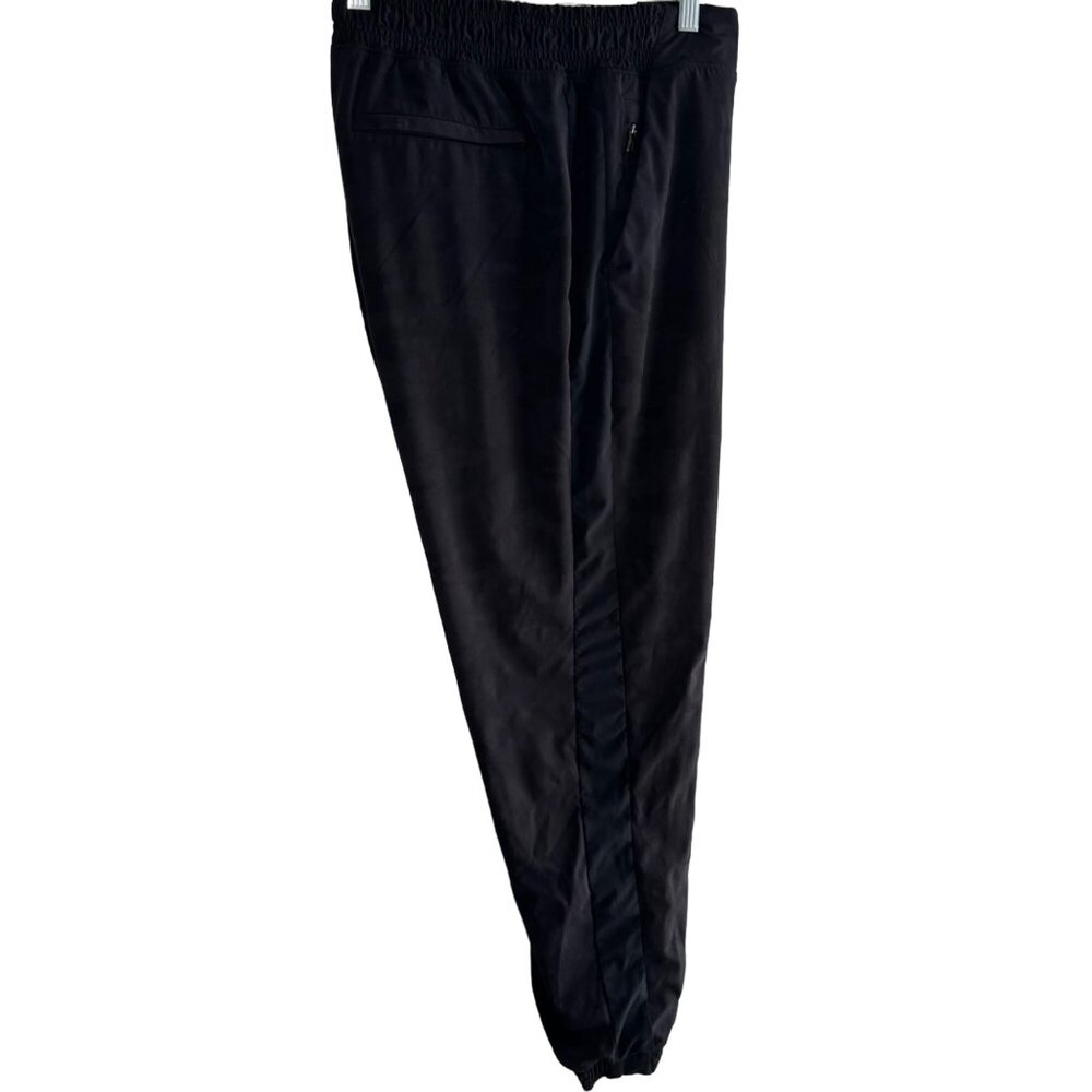 ATHLETA Brooklyn Lined Joggers Size Women’s 14 Camouflage Camo Black Athleisure - Picture 9 of 13